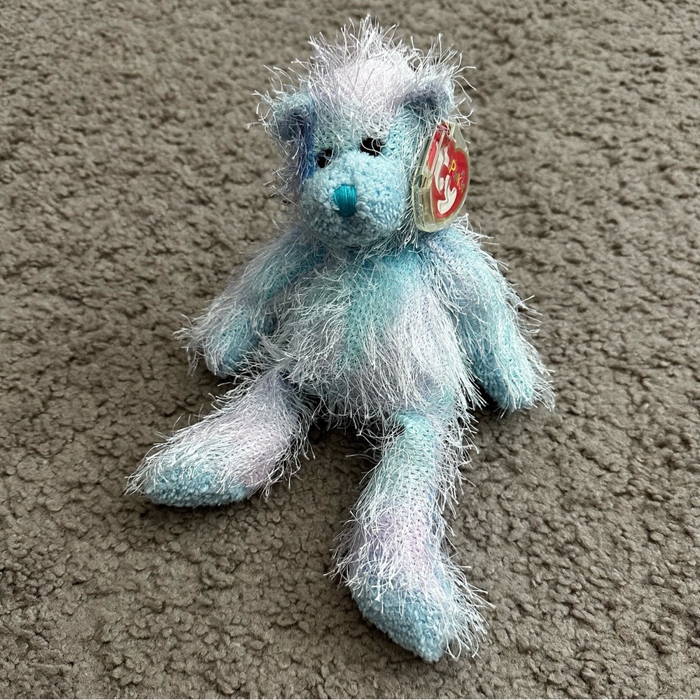 Vintage Ty 2002 The Punkies Collection Beanie Babies Plush Bear